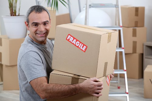 Removal services team helping with a home move in Cowley