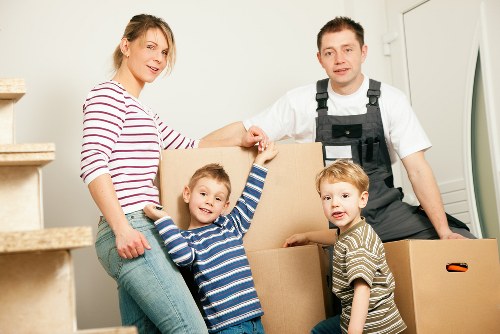 Packed moving van ready for a local Cowley house removal