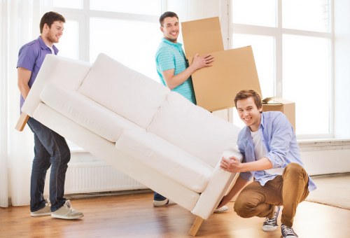 Household furniture being loaded for a local Cowley move