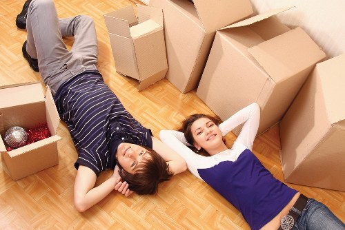 Careful packing and loading of household items for Cowley removals